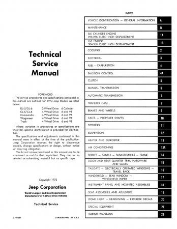1973 Jeep Service Manual