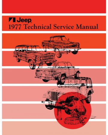 1977 Jeep Technical Service Manual