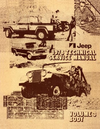 1978 Jeep Technical Service Manual
