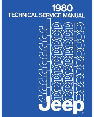 1980 Jeep Technical Service Manual