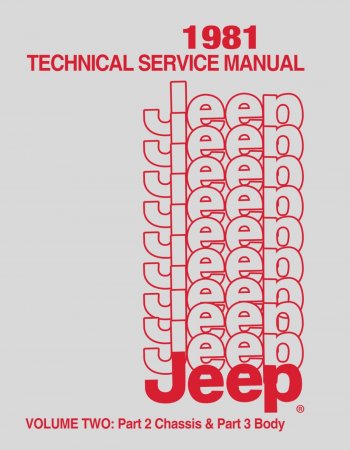 1980 Jeep Technical Service Manual