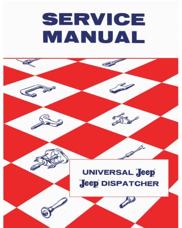 1946-1957 Jeep Service Manual