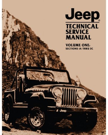 1982 Jeep Technical Service Manual