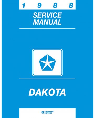 1988 Dodge Dakota Service Manual