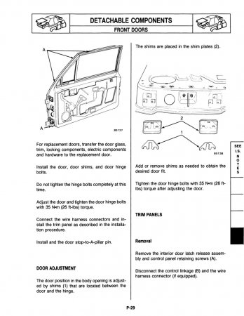 1984-1988 Jeep Cherokee Wagoneer Body Service Manual - M.R. 247