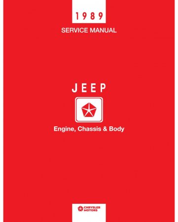 1989 Jeep Shop Manual - 4 Volumer