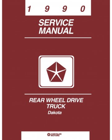 1990 Dodge DakotaTruck Service Manual