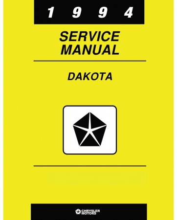 1994 Dodge Dakota Truck Service Manual