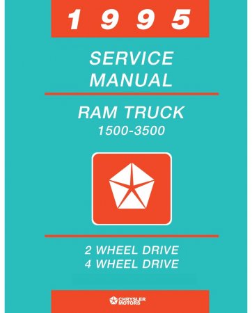 1995 Dodge RAM 1500-3500 Truck Service Manual