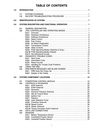 1996-1997 Dodge Truck Powertrain Diagnostic Procedures Manual
