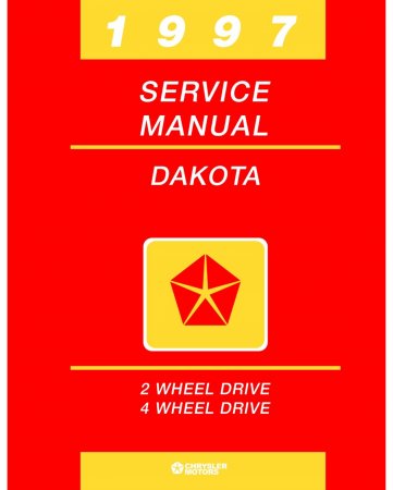1997 Dodge Dakota Truck Service Manual