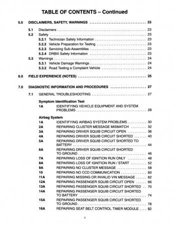 1998 Dodge Ram Truck Body Diagnostic Procedures Manual
