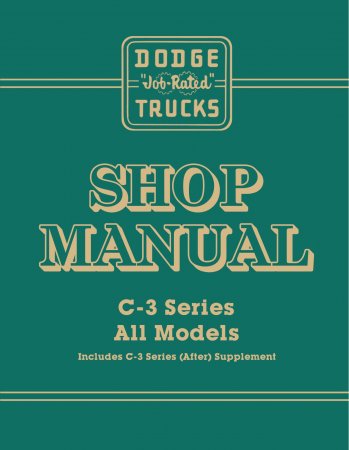 1955-56 Dodge C3 Truck Shop Manual Supplement