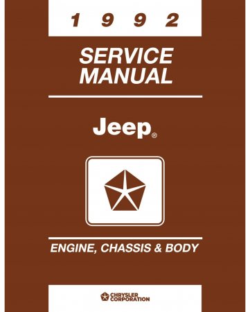 1992 Jeep Service Manual