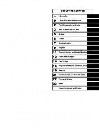 1992 Jeep Service Manual