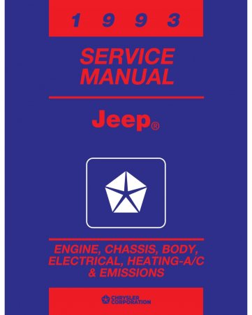1993 Jeep Cherokee & Wrangler Service Manual