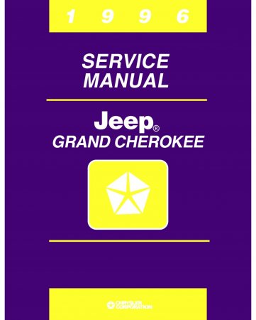 1996 Jeep Grand Cherokee Service Manual