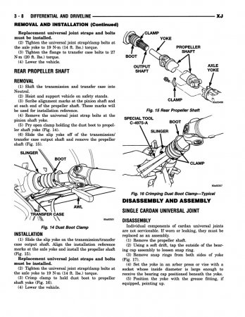 1999 Jeep Cherokee Service Manual