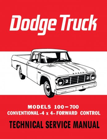 1965 Dodge Truck 100-700 Service Manual