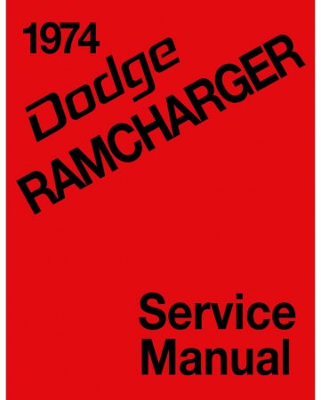 1974 Dodge Ramcharger Service Manual