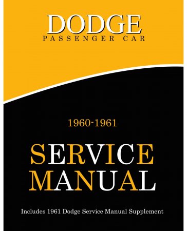 1960-1961 Dodge Service Manual Manual
