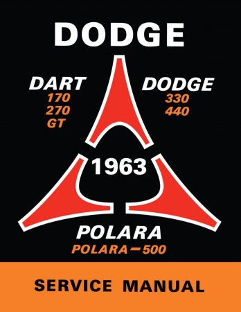 1963 Dodge Dart Polara Service Manual