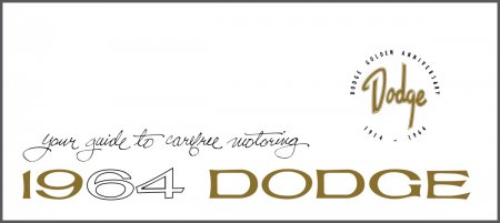 1964 Dodge 330, 440, & Polara Owner's Manual