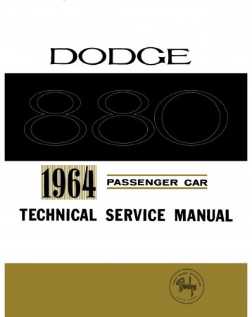 1964 Dodge 880 Service Manual