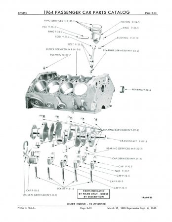 1964 Mopar Passenger Car Parts Catalog