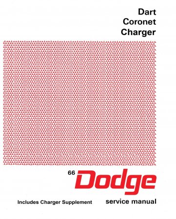 1966 Dodge Dart Coronet and Charger Service Manual