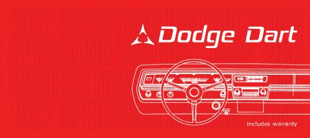 1967 Dodge Dart Instruktionsbok