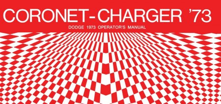 1973 Dodge Coronet - Charger Instruktionsbok