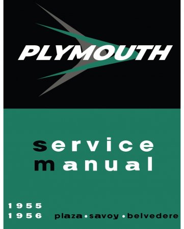 1955-1956 Plymouth Service Manual