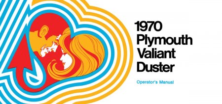 1970 Plymouth Valiant Duster Instruktionsbok
