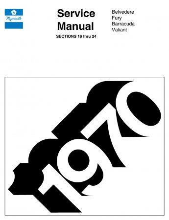 1970 Plymouth Service Manual