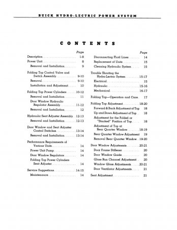 1946-47 Buick Hydro-Electric Power System Cab