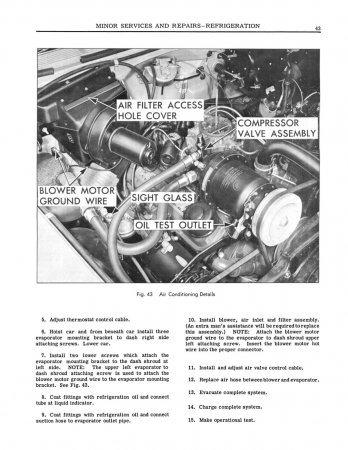 1956 Pontiac Air Conditioning Shop Manual