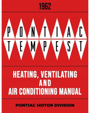 1962 Pontiac Heating Ventilation and AC Manual