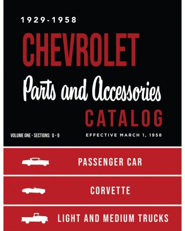 1929-58 Chevrolet Parts and Accessories Catalog