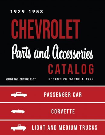 1929-58 Chevrolet Parts and Accessories Catalog