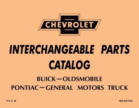 1929-59 Chevrolet Interchangeable Parts Catalog
