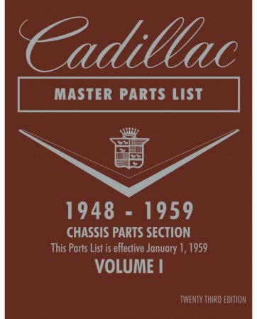 1948-1959 Cadillac Master Parts List