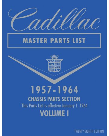 1957-1964 Cadillac Master Parts List