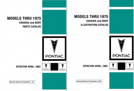 1968-1975 Pontiac Chassis & Body Parts and Illustrations Catalogs