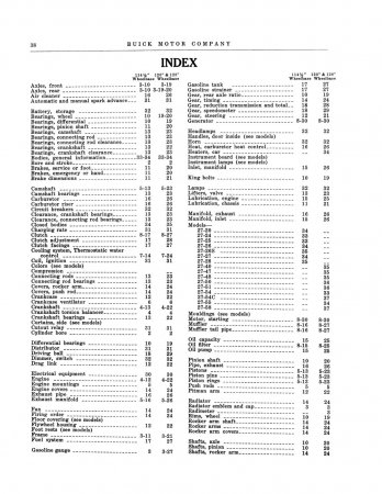 1927 Buick Special Features and Detailed Specifications