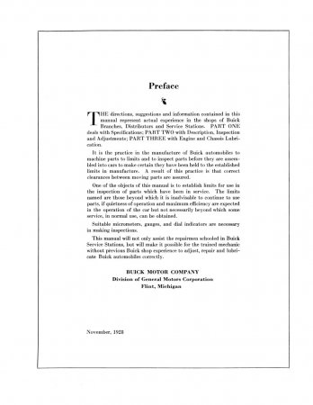 1929 Buick Shop Manual