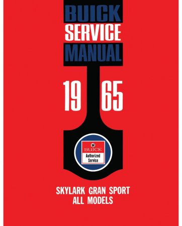 1965 Buick Skylark Service Manual Supplement