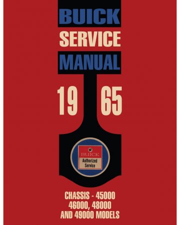 1965 Buick Chassis Service Manual