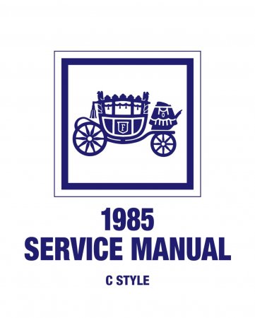1985 Fisher Body C Service Manual