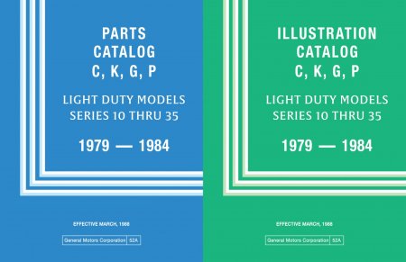 1979-1984 Chevrolet GMC Truck Parts and Illustrations Catalogs